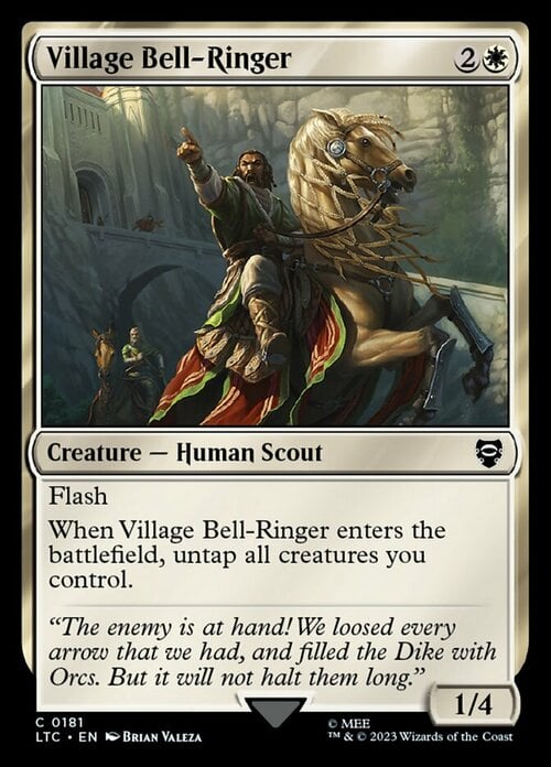 Village Bell-Ringer Card Front