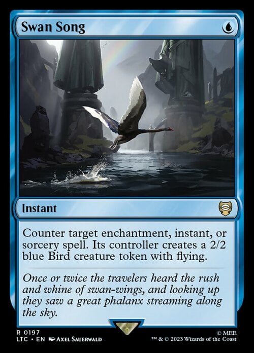 Swan Song Card Front