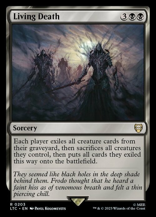 Living Death Card Front