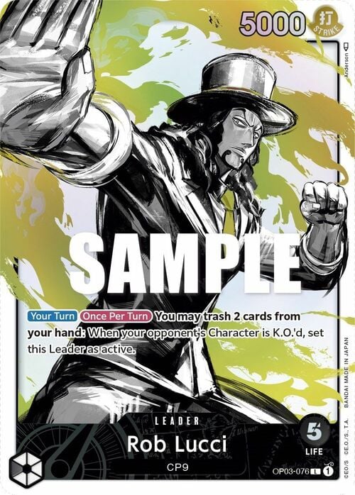 Rob Lucci Card Front