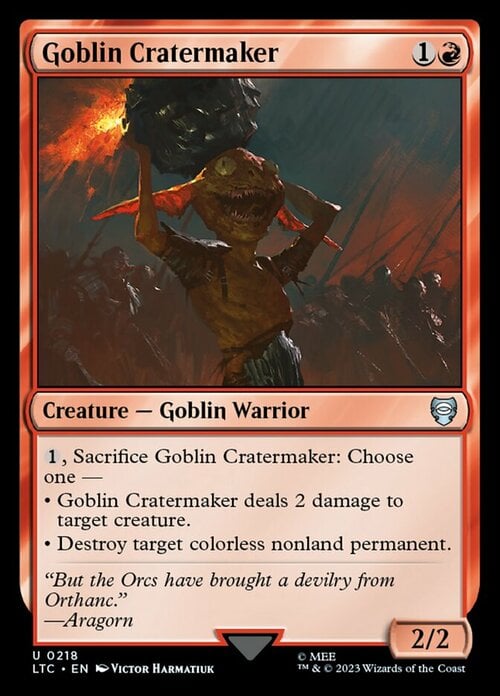 Goblin Cratermaker Card Front