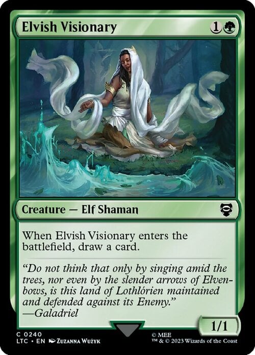 Elvish Visionary Card Front