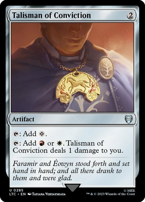 Talisman of Conviction Card Front