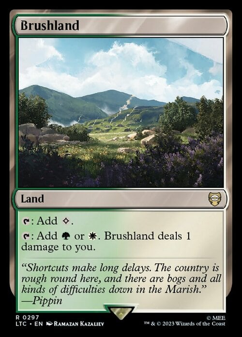 Brushland Card Front
