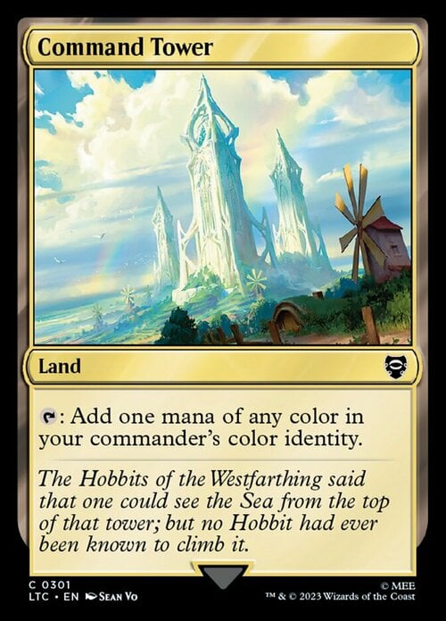 Command Tower Card Front