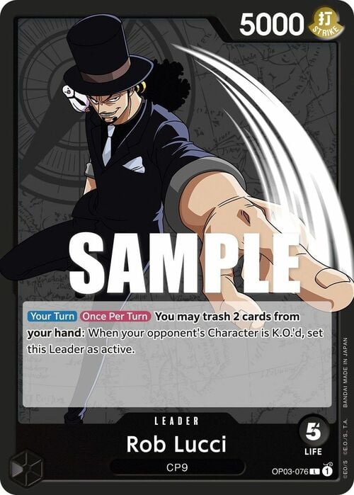 Rob Lucci Card Front