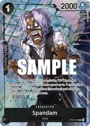 Spandam · Alternate Art OP03-086a