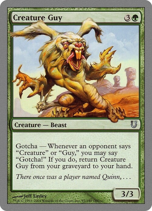 Creature Guy Card Front