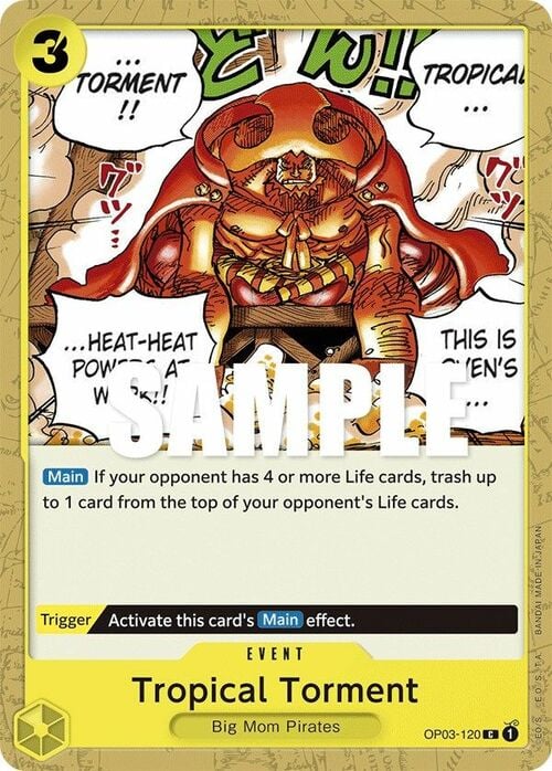 Tropical Torment Card Front