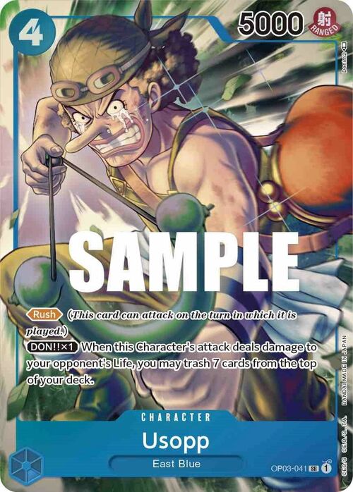 Usopp Card Front