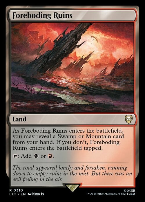 Foreboding Ruins Card Front
