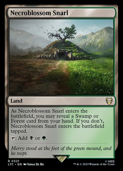 Necroblossom Snarl Card Front