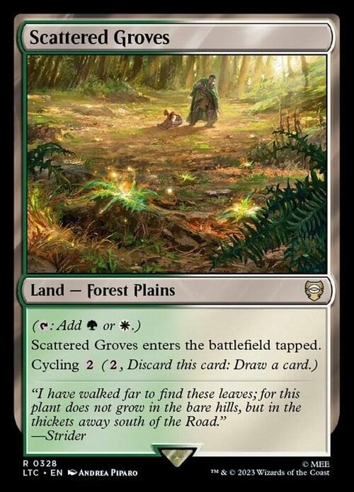 Scattered Groves Card Front