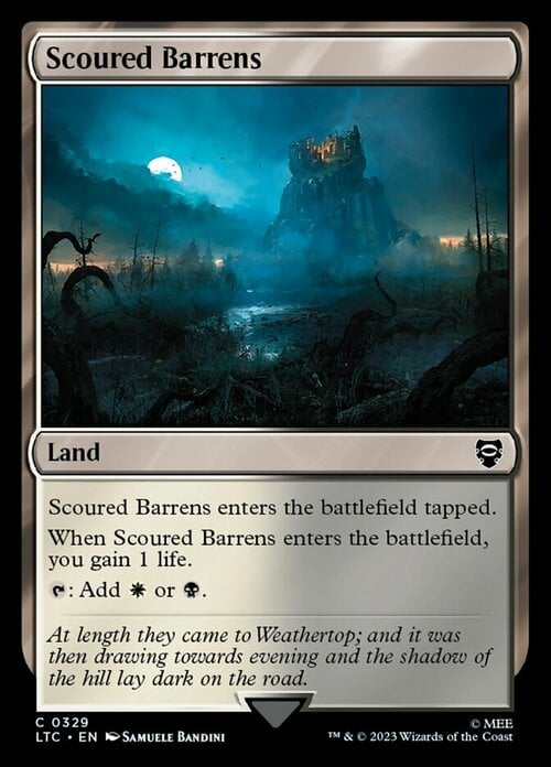Scoured Barrens Card Front