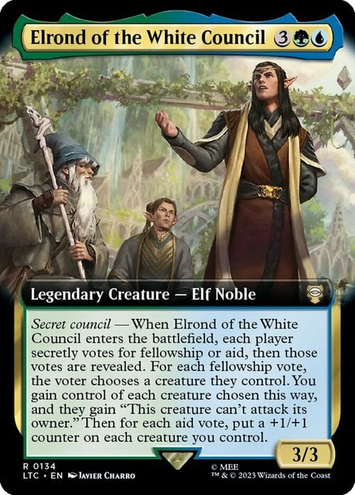 Elrond of the White Council Card Front