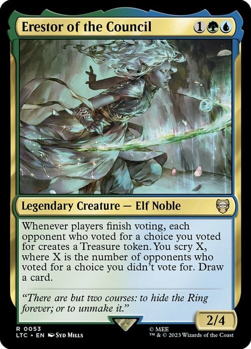 Erestor of the Council Card Front