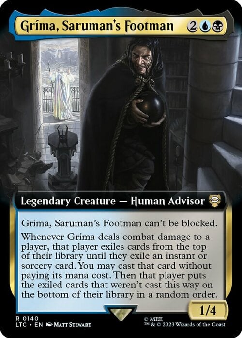 Gríma, Saruman's Footman Card Front