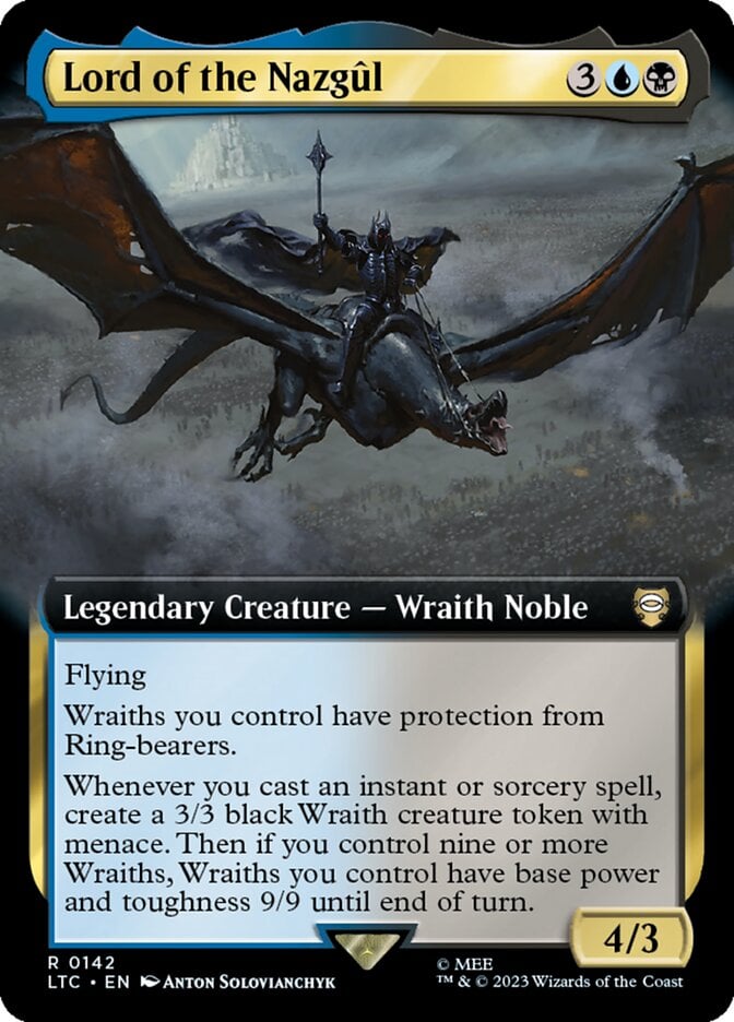 Lord of the Nazgl Commander: The Lord of the Rings Collectors | Magic |  CardTrader