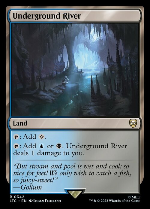 Underground River Card Front