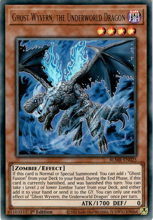 Ghost Wyvern, the Underworld Dragon Card Front
