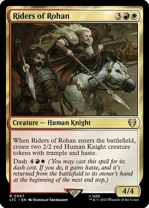 Cavalieri di Rohan Card Front
