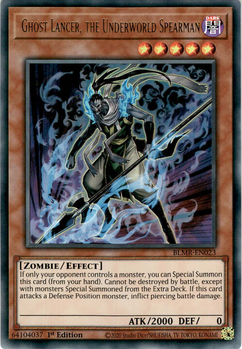 Ghost Lancer, the Underworld Spearman Card Front