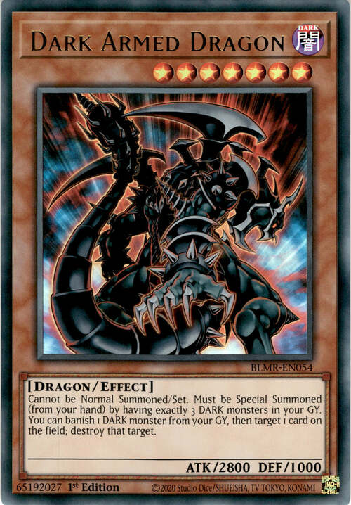 Dark Armed Dragon Card Front
