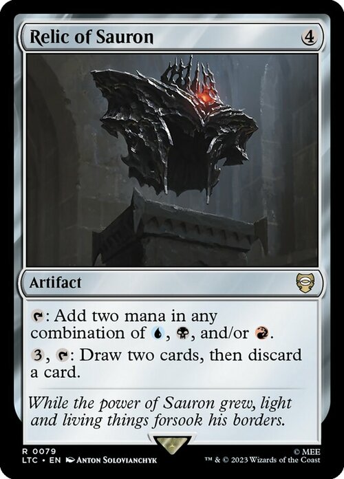 Relic of Sauron Card Front