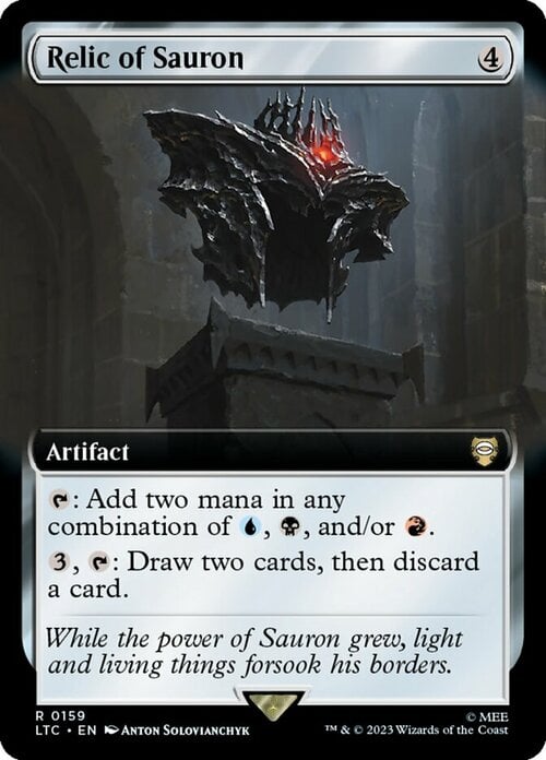 Relic of Sauron Card Front