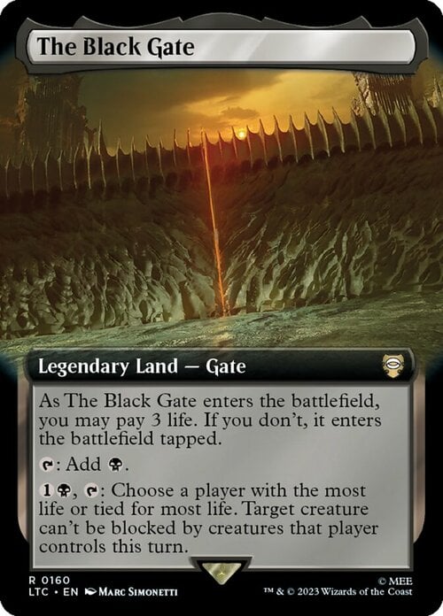 The Black Gate Card Front