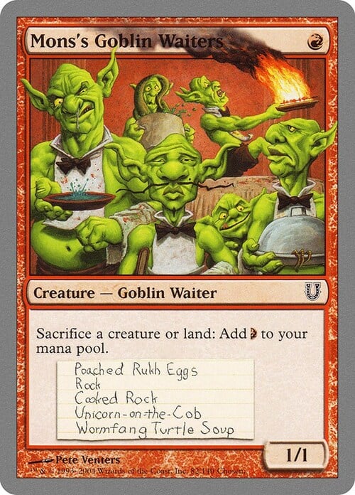 Mons's Goblin Waiters Card Front
