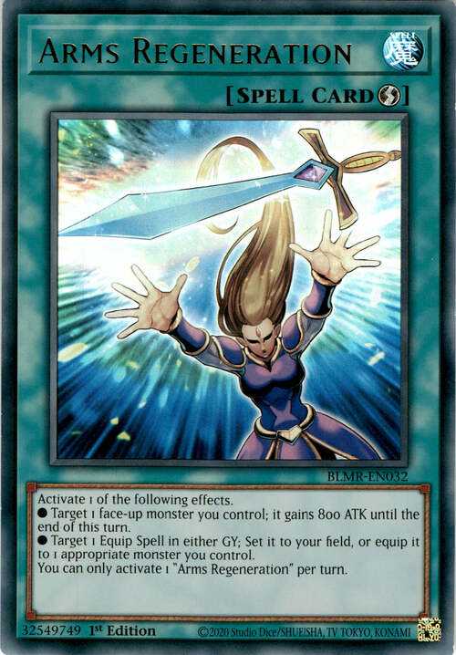 Arms Regeneration Card Front