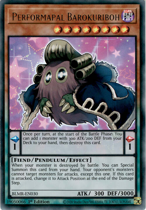 Performapal Barokuriboh Card Front