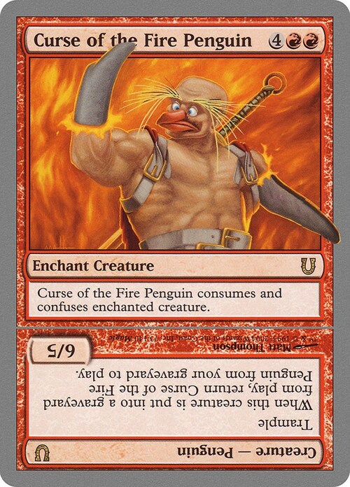 Curse of the Fire Penguin Card Front