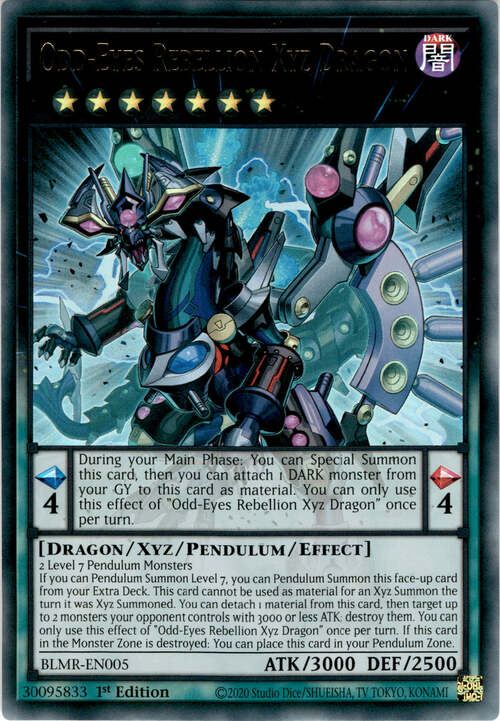 Odd-Eyes Rebellion Xyz Dragon Card Front