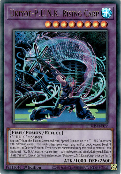 Ukiyoe-P.U.N.K. Rising Carp Card Front