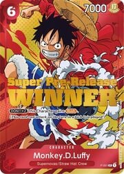 Monkey.D.Luffy · Super Pre-Release WINNER P-001P3