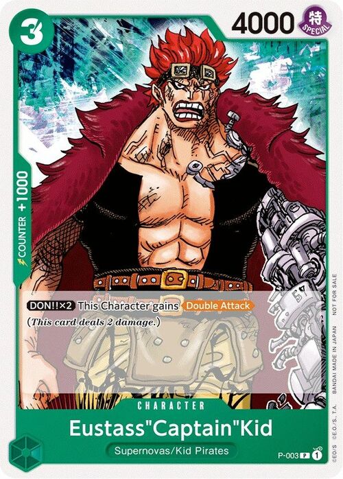 Eustass"Captain"Kid Card Front