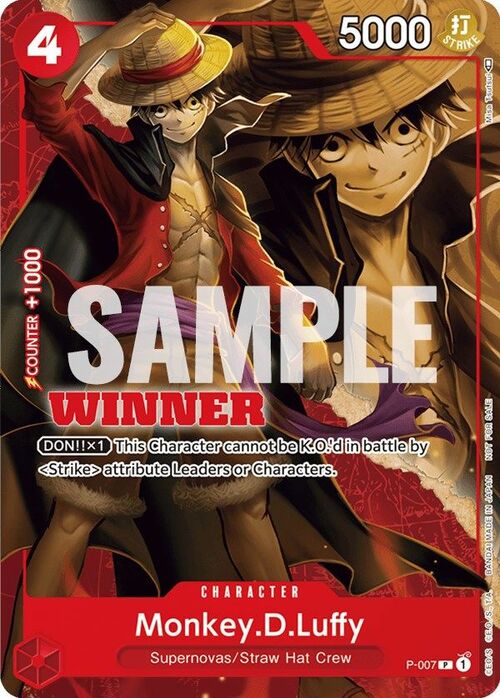 Monkey.D.Luffy Card Front