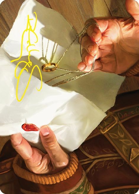 Art Series: Bilbo's Ring Card Front