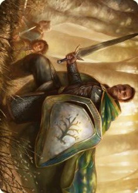 Art Series: Boromir, Warden of the Tower Card Front