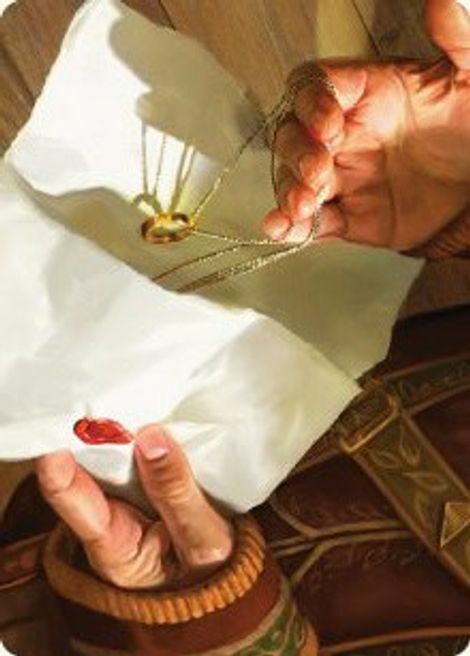 Art Series: Bilbo's Ring Card Front