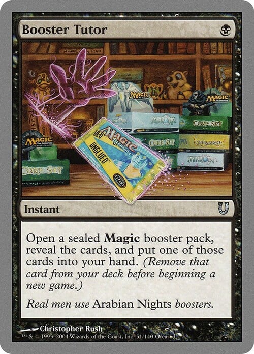 Booster Tutor Card Front