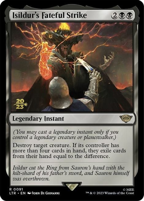 Isildur's Fateful Strike Card Front