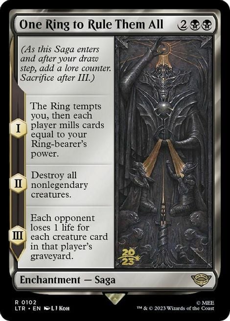 One Ring to Rule Them All Card Front