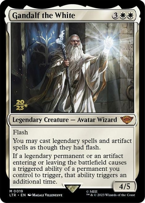 Gandalf the White Card Front