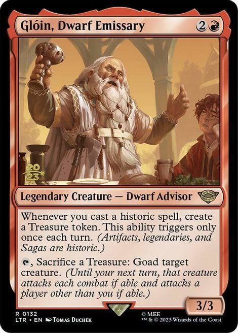Glóin, Dwarf Emissary Card Front