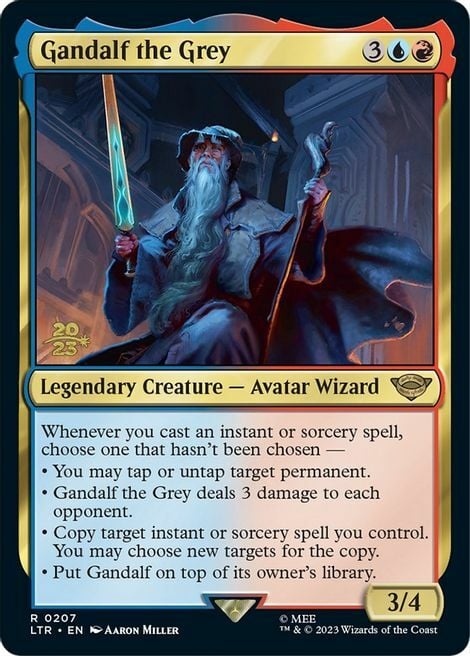 Gandalf the Grey Card Front
