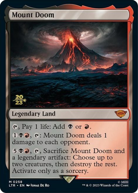 Mount Doom Card Front