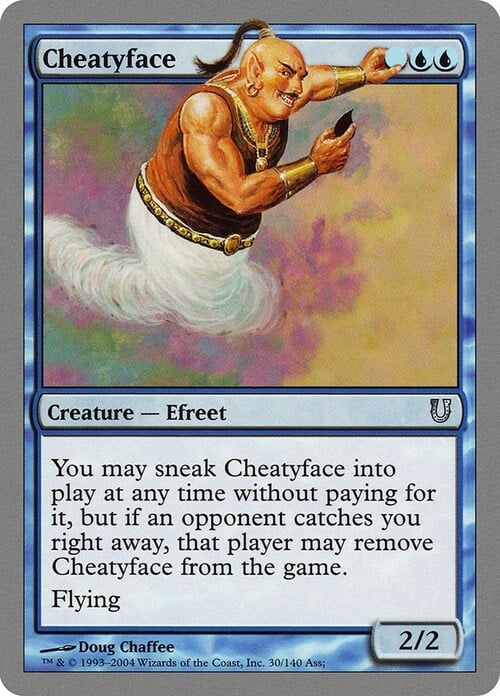 Cheatyface Card Front